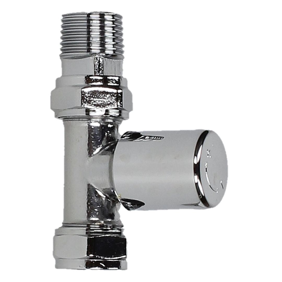Evolve LP 15mm Chrome Straight Wheel Head Valve - JJ Building Materials