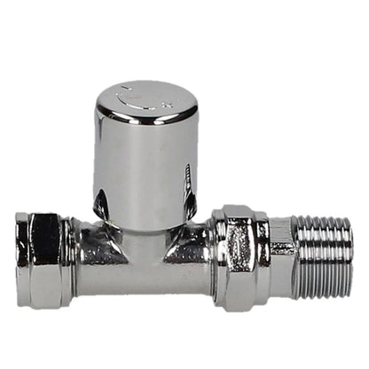 Evolve LP 15mm Chrome Straight Wheel Head Valve - JJ Building Materials