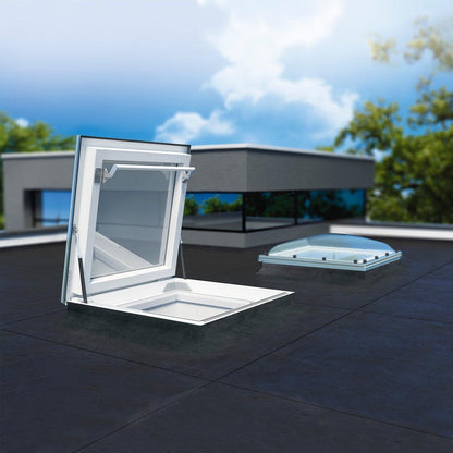 Fakro DRF DU6 Manually Operated Triple Glazed Flat Roof Window - JJ Building Materials