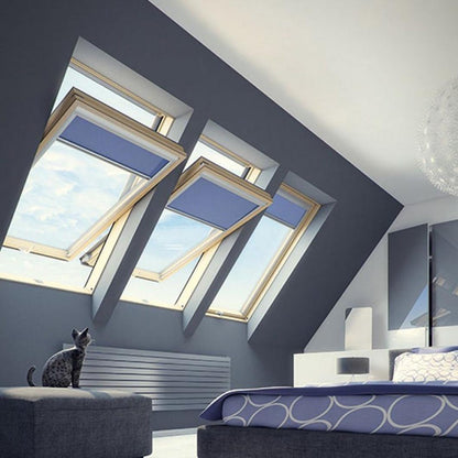 Fakro FTP-V P2 Natural Pine Center Pivot Roof Window - JJ Building Materials
