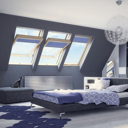 Fakro FTP-V P2 Natural Pine Center Pivot Roof Window - JJ Building Materials