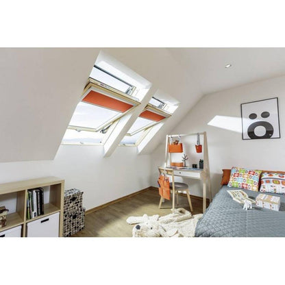 Fakro FTP-V P2 Pine Laminated Centre Pivot Roof Window - JJ Building Materials