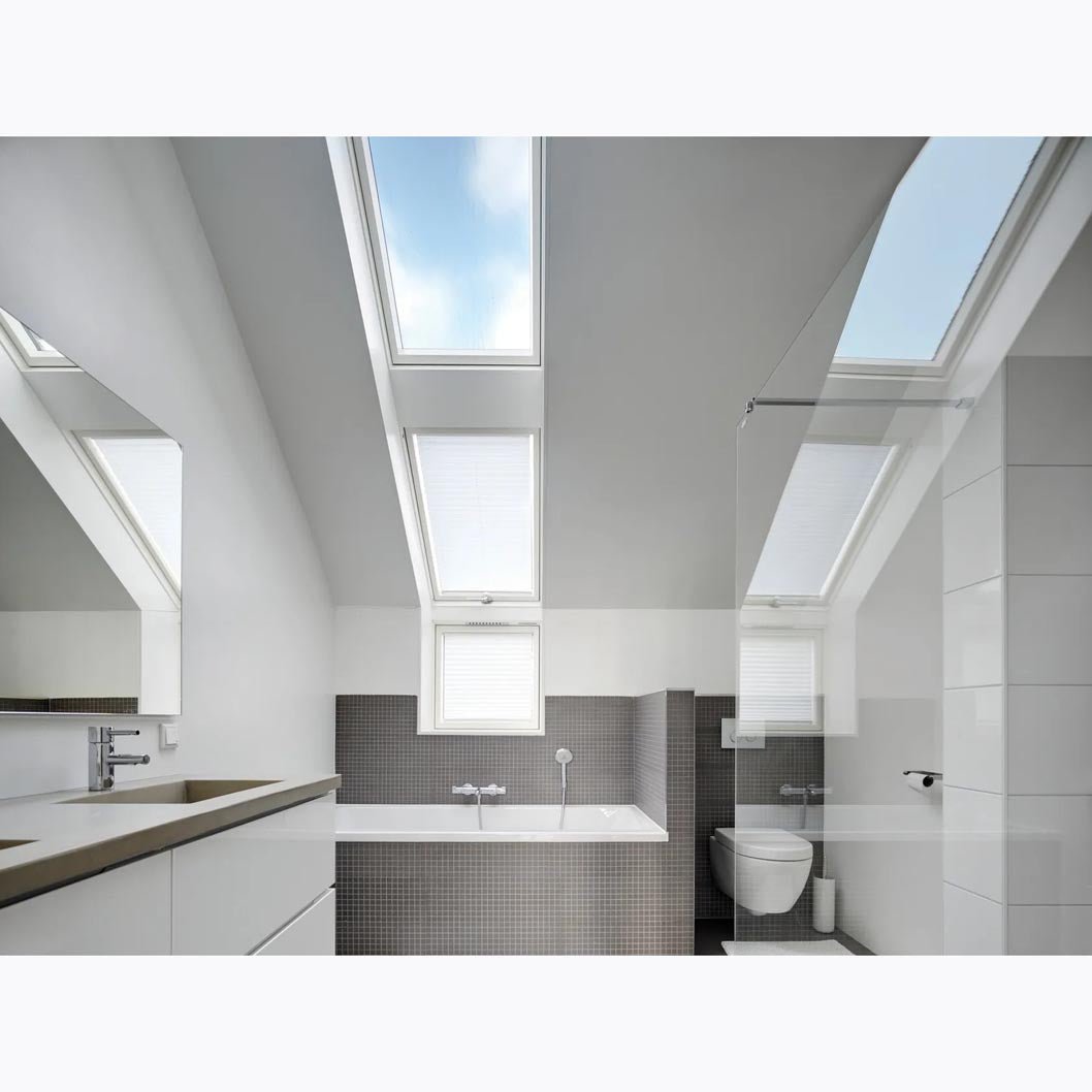 Fakro FTU-V P2 White Center Pivot Roof Window - JJ Building Materials