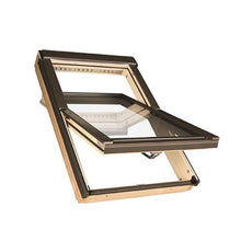 Fakro FTW-V P2 White Paint Laminated Centre Pivot Roof Window - JJ Building Materials