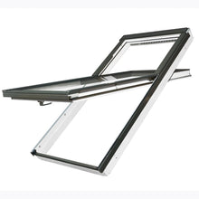 Fakro FYU-V P2 White PU Coated Pine High Pivot proSky Roof Window - JJ Building Materials