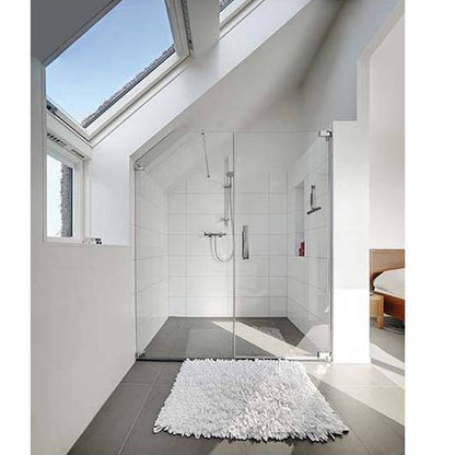 Fakro PTP-V P2 White PVC Laminated Centre Pivot Roof Window - JJ Building Materials