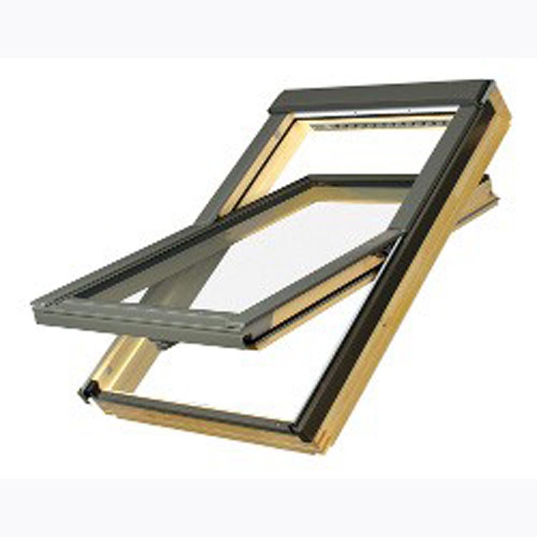 Fakro Rooflight FTU-V L3 Laminated Glass Electro Centre Pivot Roof Window - JJ Building Materials