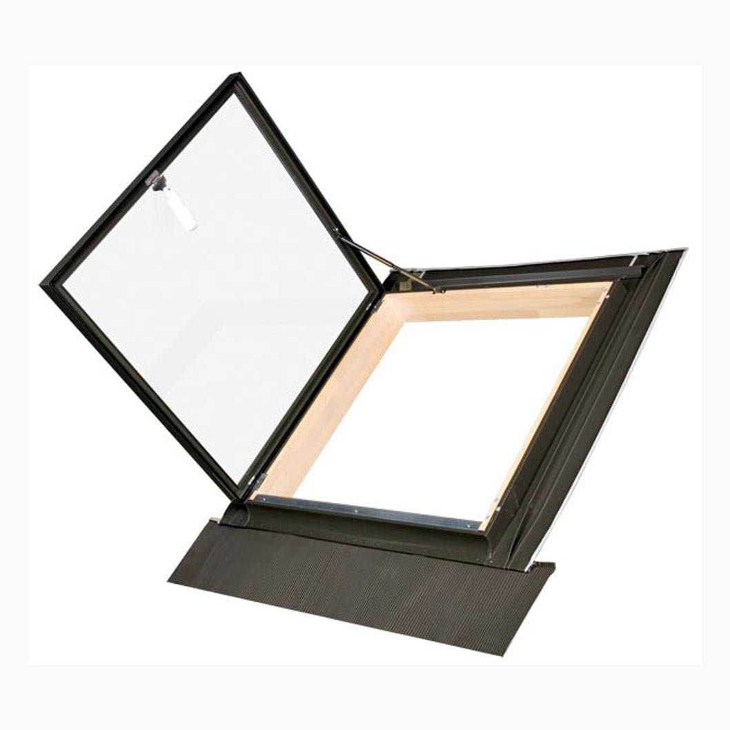 Fakro WLI 540x980mm Natural Pine Side Opening Access Roof Window - JJ Building Materials