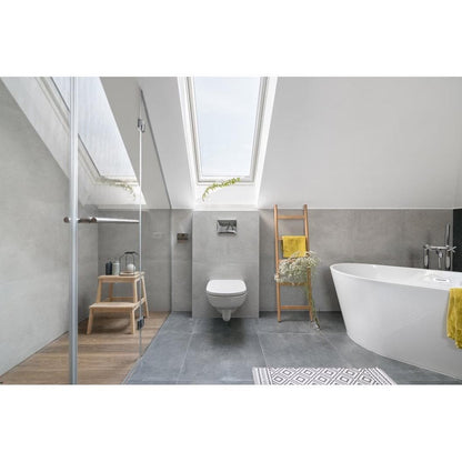 Fakro Z-Wave 550x780mm Electric Triple Glazed PVC Centre Pivot Pitched Roof Window - JJ Building Materials