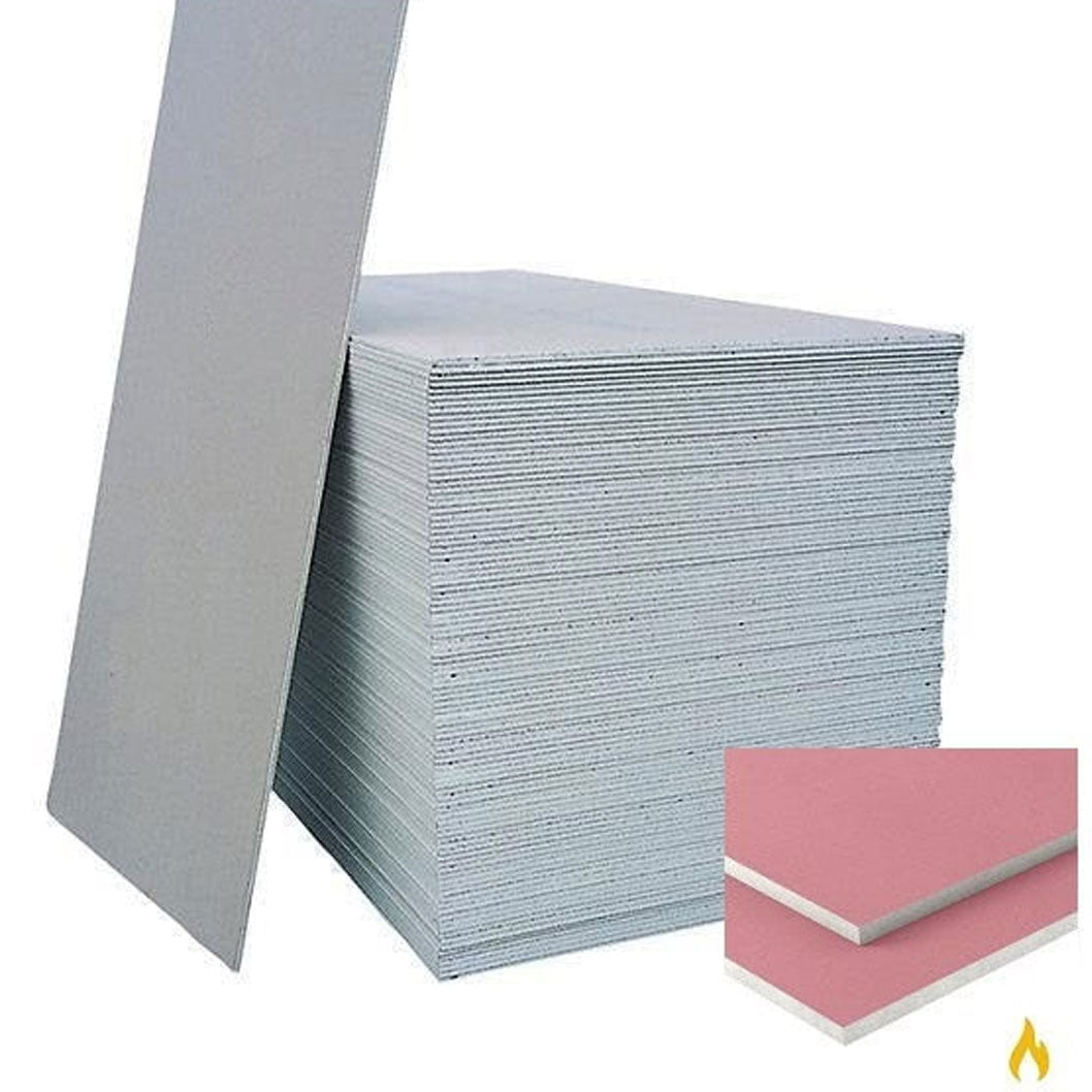 Fire Resistant Plasterboard Tapered Edge 2400mm x 1200mm - 15mm - JJ Building Materials