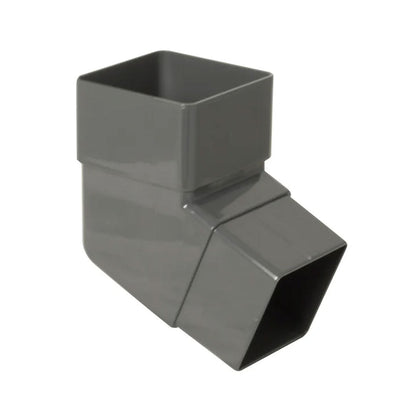 Floplast 112 Degree Bend 65mm Square Downpipe - JJ Building Materials