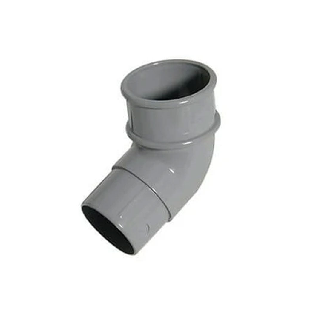 Floplast 112 Degree Bend 68mm Round Downpipe - JJ Building Materials