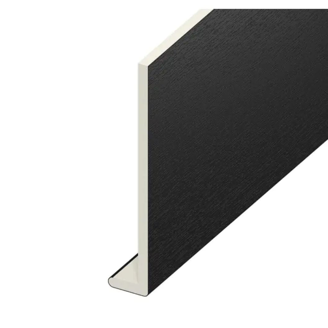 Floplast 5m Black Universal Fascia Board 9mm Thick - JJ Building Materials