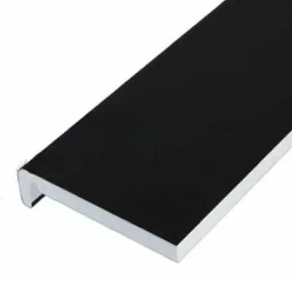 Floplast 5m Black Universal Fascia Board 9mm Thick - JJ Building Materials