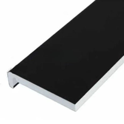 Floplast 5m Black Universal Fascia Board 9mm Thick - JJ Building Materials