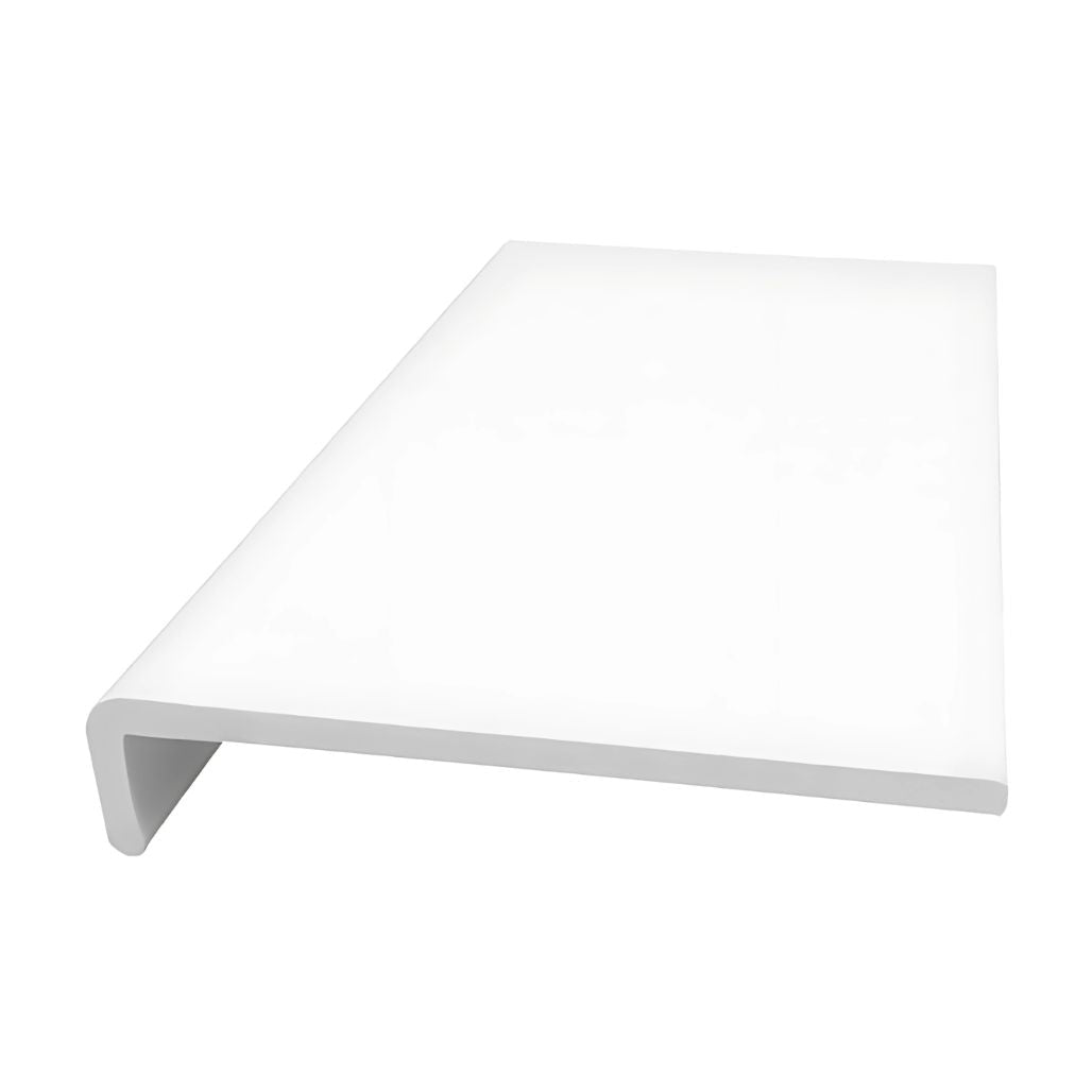 Floplast 5m White Universal Fascia Board 9mm Thick - JJ Building Materials