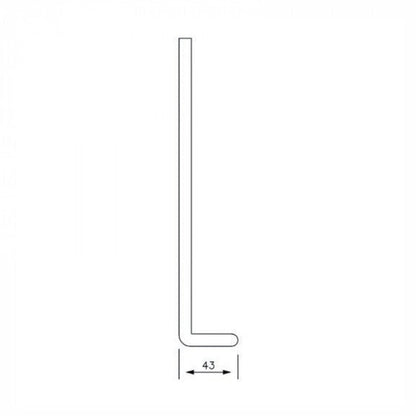 Floplast 5m White Universal Fascia Board 9mm Thick - JJ Building Materials