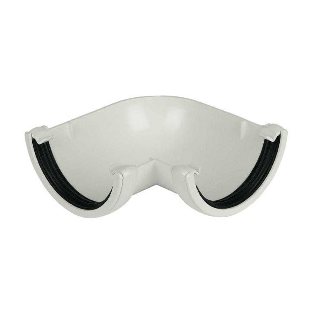 Floplast 90 Degree Angle Half Round Gutter - JJ Building Materials