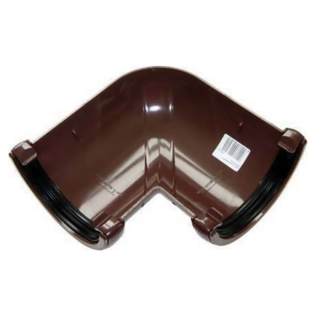 Floplast 90 Degree Angle Half Round Gutter - JJ Building Materials