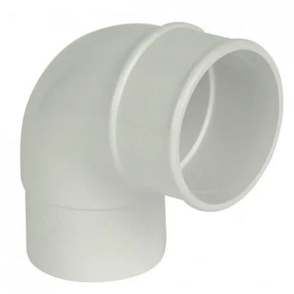 Floplast 90 Degree Bend 68mm Round Downpipe - JJ Building Materials