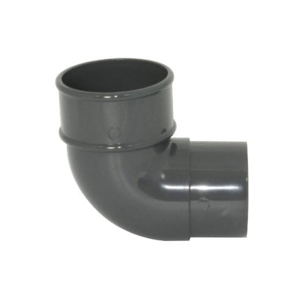 Floplast 90 Degree Bend 68mm Round Downpipe - JJ Building Materials