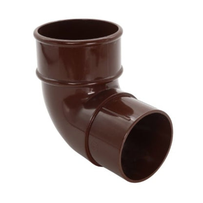 Floplast 90 Degree Bend 68mm Round Downpipe - JJ Building Materials