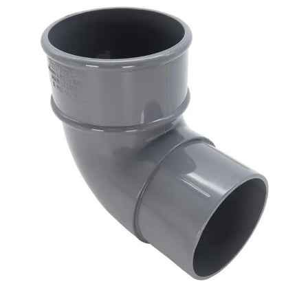 Floplast 90 Degree Bend 68mm Round Downpipe