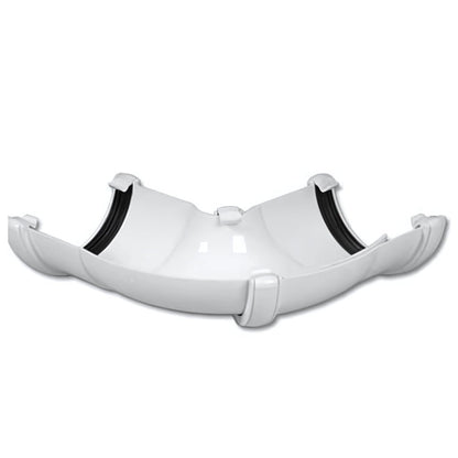 Floplast Adjustable Angle 50 - 156 Degree Half Round Gutter - JJ Building Materials