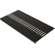 Floplast Black 5m Soffit Board Vented Single Round Edge