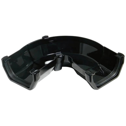Floplast Black Adjustable Angle 50 - 156 Degree Square Line Gutter - JJ Building Materials