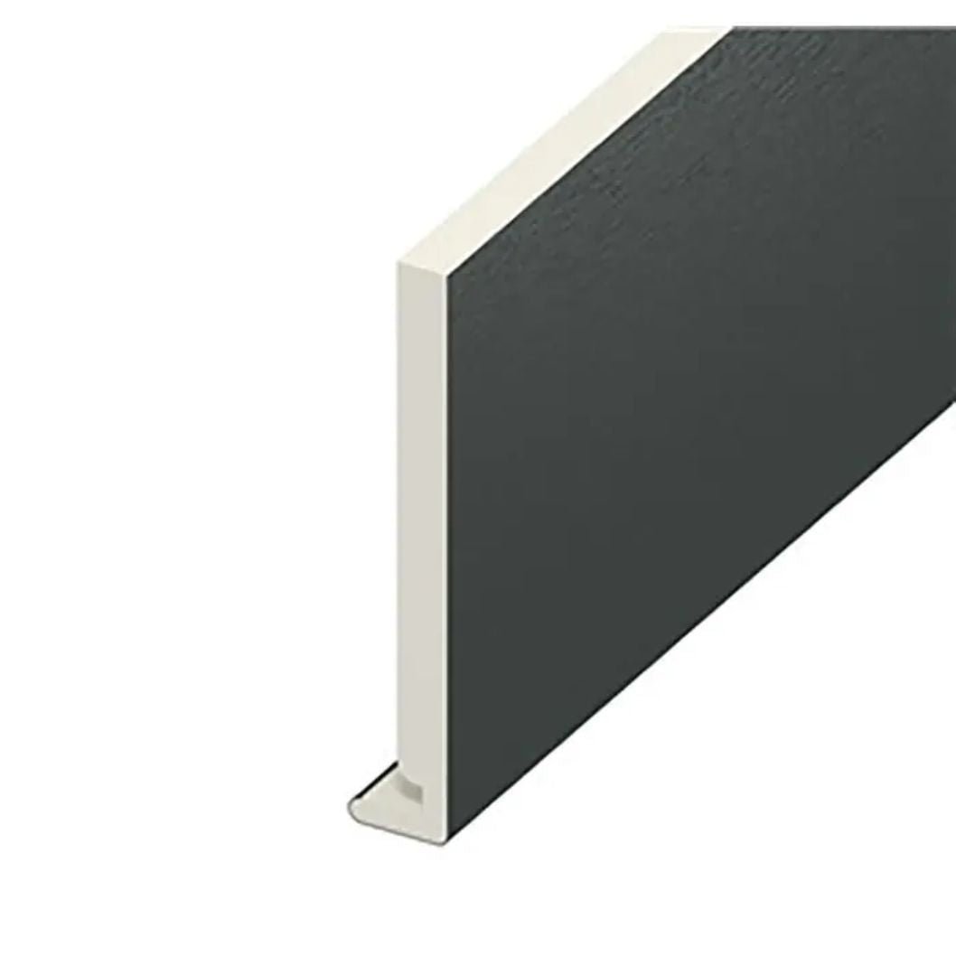 Floplast Fascia-Single Leg Black 18mm 5M Long Mammoth Board - JJ Building Materials