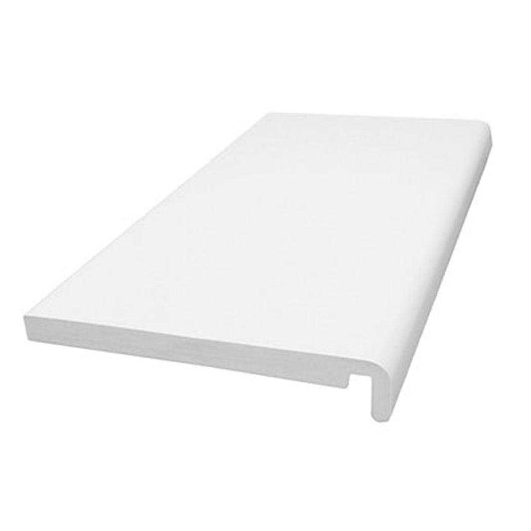 Floplast Fascia-Single Leg White 18mm 5M Long Mammoth Board - JJ Building Materials