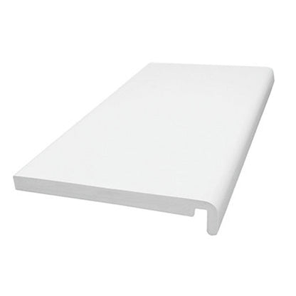 Floplast Fascia-Single Leg White 18mm 5M Long Mammoth Board - JJ Building Materials