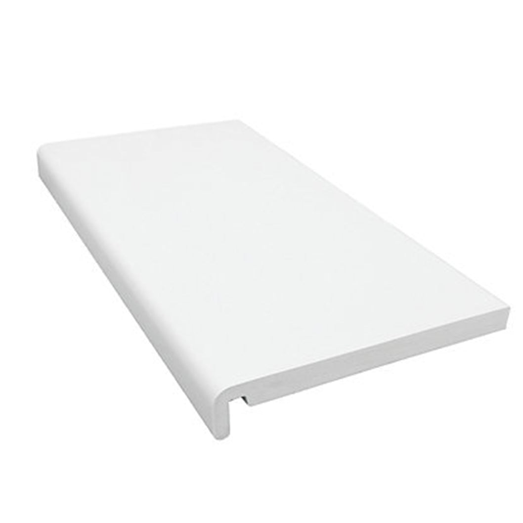 Floplast Fascia-Single Leg White 18mm 5M Long Mammoth Board - JJ Building Materials