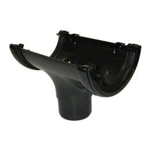 Floplast Half Round Gutter 112mm Running Outlet - JJ Building Materials