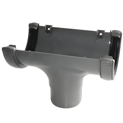Floplast Half Round Gutter 112mm Running Outlet - JJ Building Materials