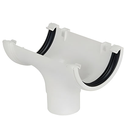 Floplast Half Round Gutter 112mm Running Outlet