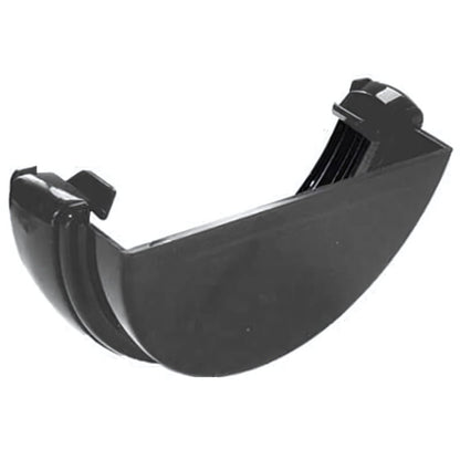 Floplast Half Round Gutter External Stop End - JJ Building Materials
