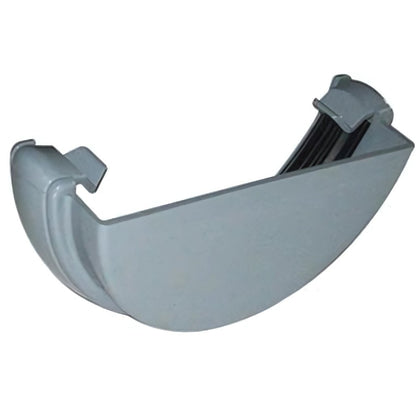 Floplast Half Round Gutter External Stop End - JJ Building Materials
