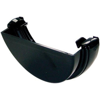 Floplast Half Round Gutter External Stop End - JJ Building Materials
