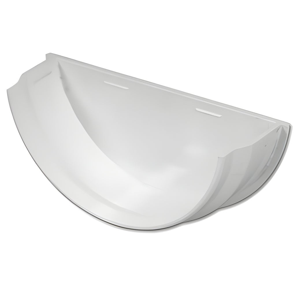 Floplast Half Round Gutter Internal Stop End - JJ Building Materials