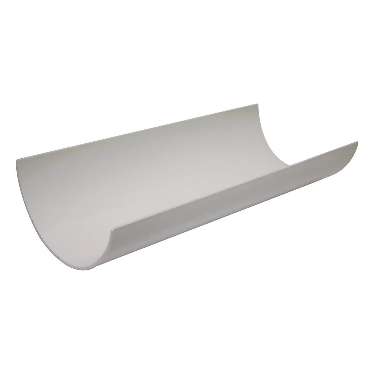 Floplast Half Round Gutter length 112mm - JJ Building Materials