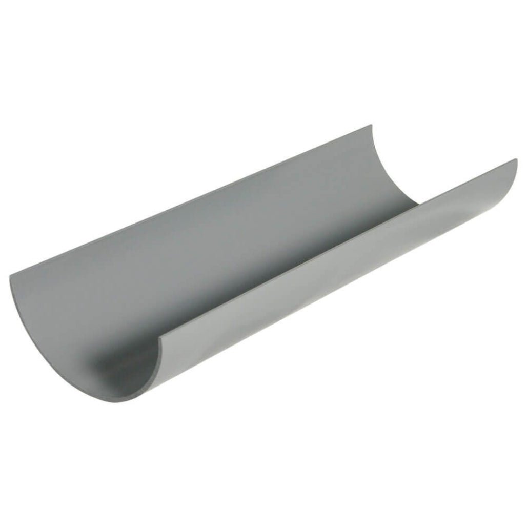 Floplast Half Round Gutter length 112mm - JJ Building Materials