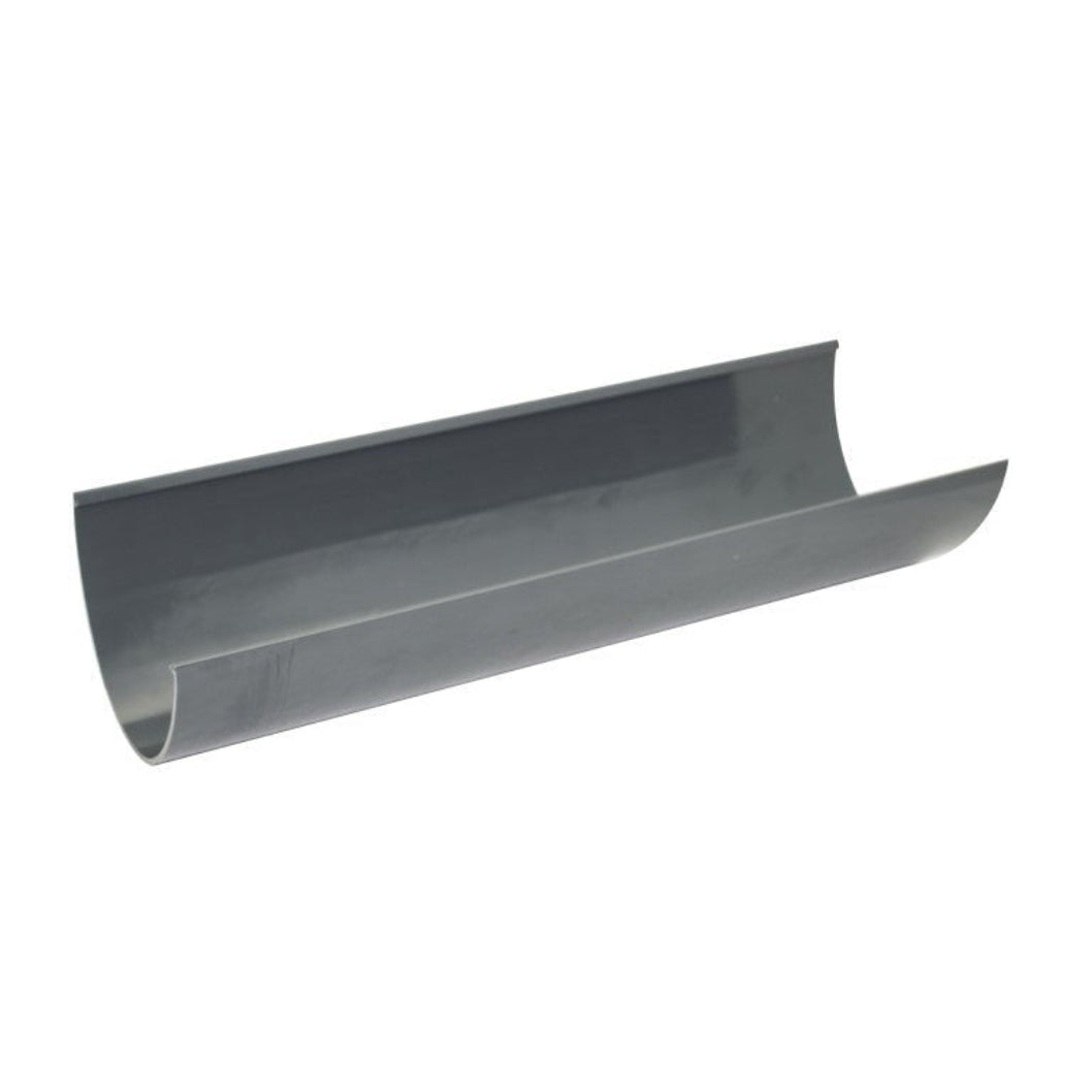 Floplast Hi-Cap 4m Round Gutter Length - JJ Building Materials