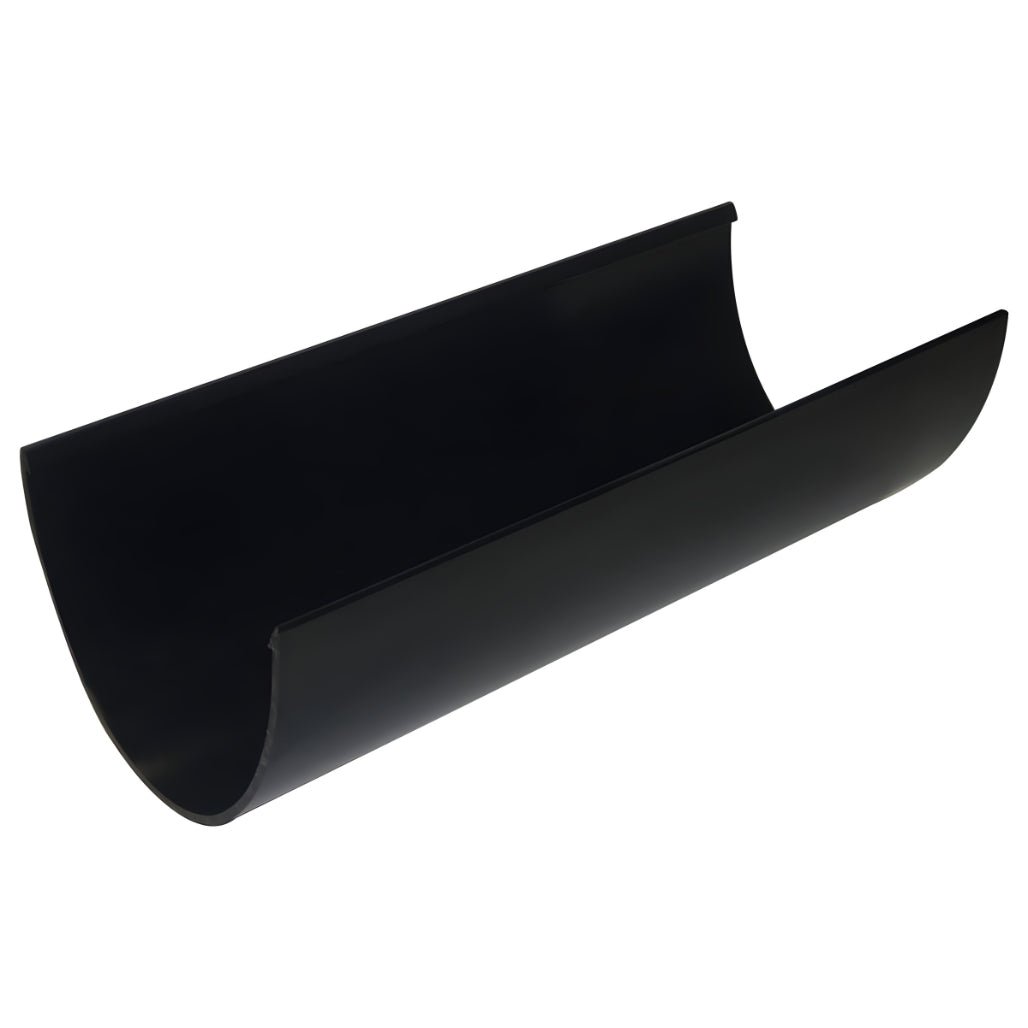 Floplast Hi - Cap 4m Round Gutter Length - JJ Building Materials