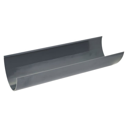 Floplast Hi - Cap 4m Round Gutter Length - JJ Building Materials