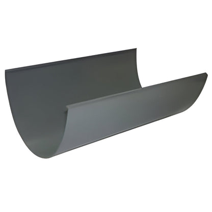 Floplast Hi - Cap 4m Round Gutter Length - JJ Building Materials