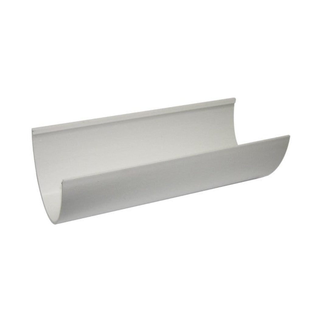 Floplast Hi-Cap 4m Round Gutter Length - JJ Building Materials