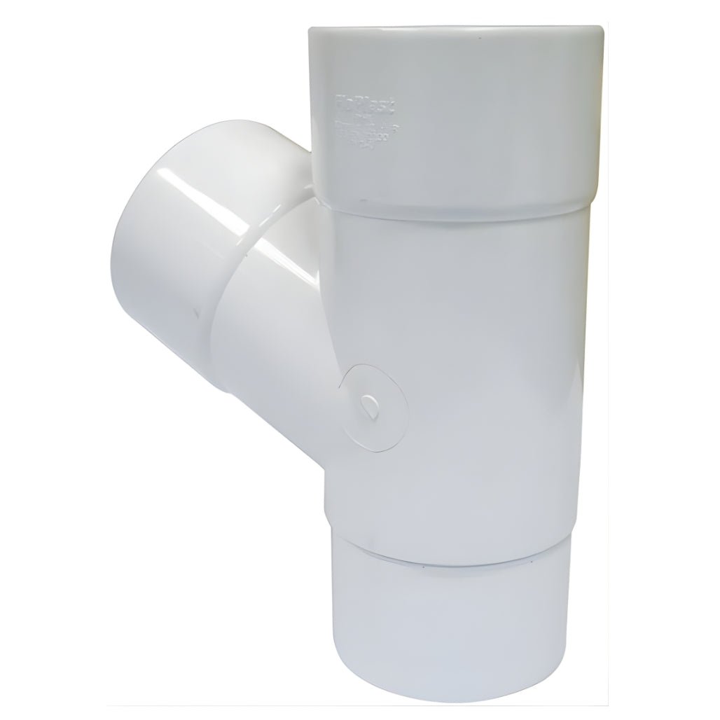 Floplast Hi - Cap 80mm 67.5 Degree Branch - JJ Building Materials