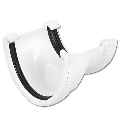 Floplast Hi - Cap Half Round Gutter Adaptor - JJ Building Materials